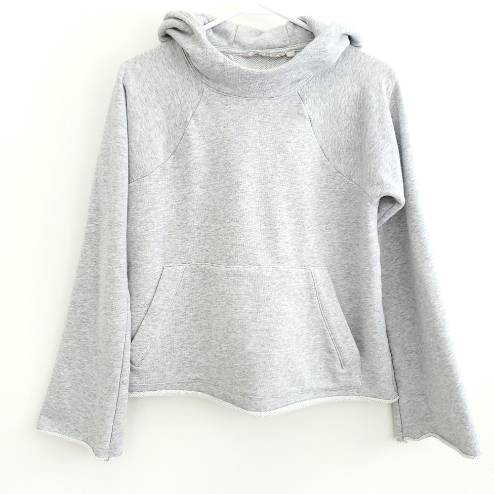 Athleta Oversized Hooded Raw Hem Hoodie